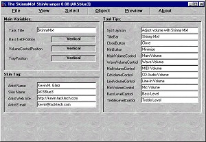 The Skinny Mix - Skin Arranger (Text View)